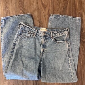 Abercrombie & Fitch Light Blue Low Rise Jeans